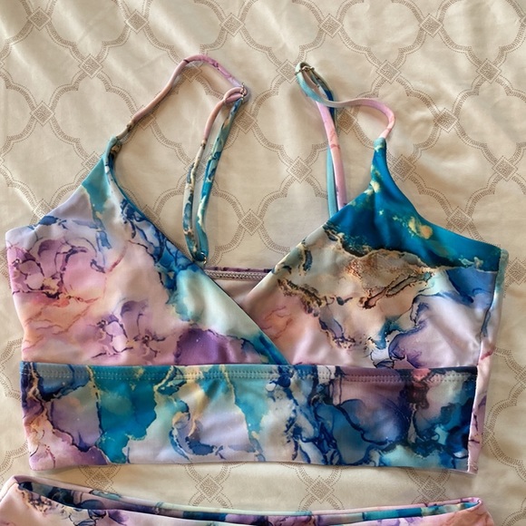 Shein - Two Piece Swimsuit - Picture 3 of 4